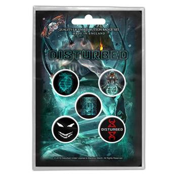 Disturbed Evolution Button Pin Set