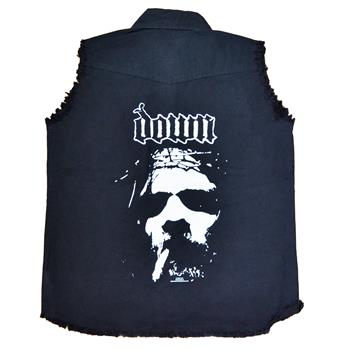 Down Face Sleeveless Vest