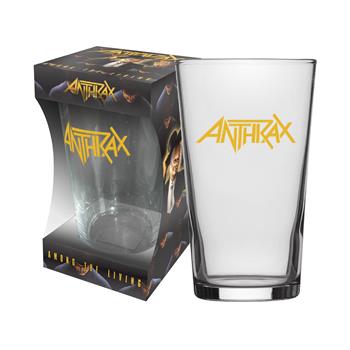 Anthrax Logo Beer Glass