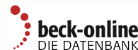 Logo: Zur Startseite von beck-online.DIE DATENBANK