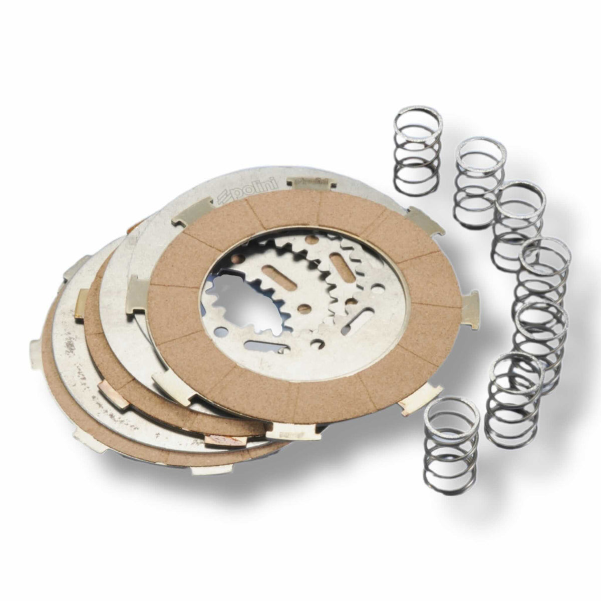 Vespa PX200 P200E T5 Rally200 Cosa200 LML 4T Polini Clutch Friction Plate Set 7 Spring 3 Plates