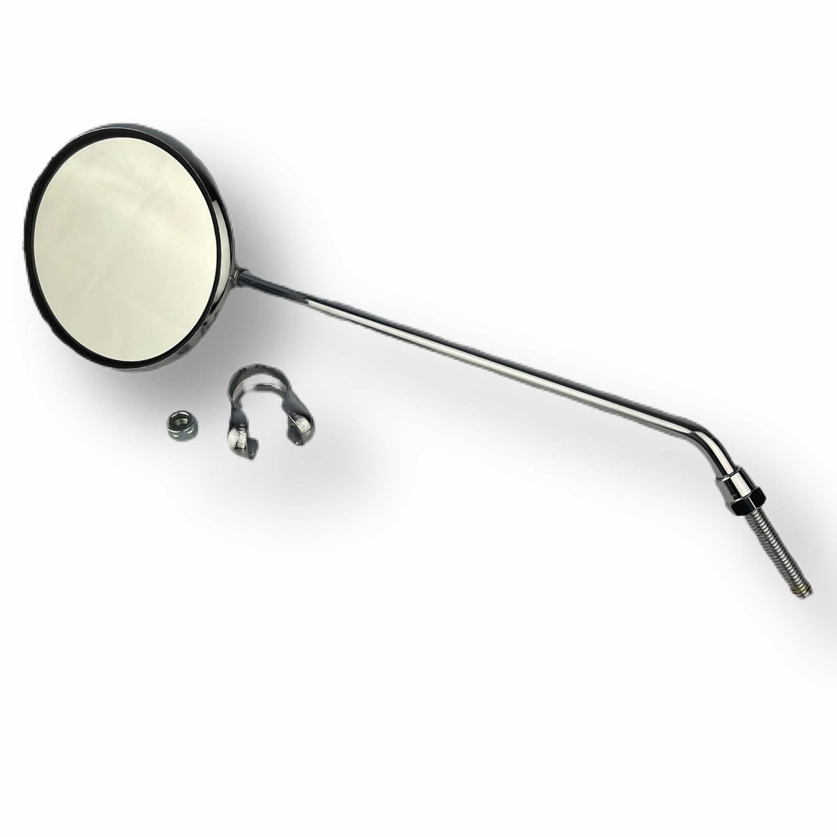 Vespa Adjustable Round Chrome Left or Right Hand Mirror - Cuppini