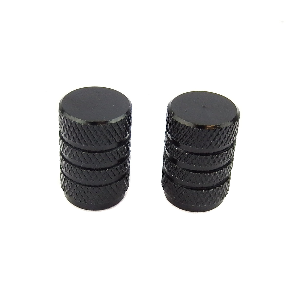 Machined Valve Cap Black