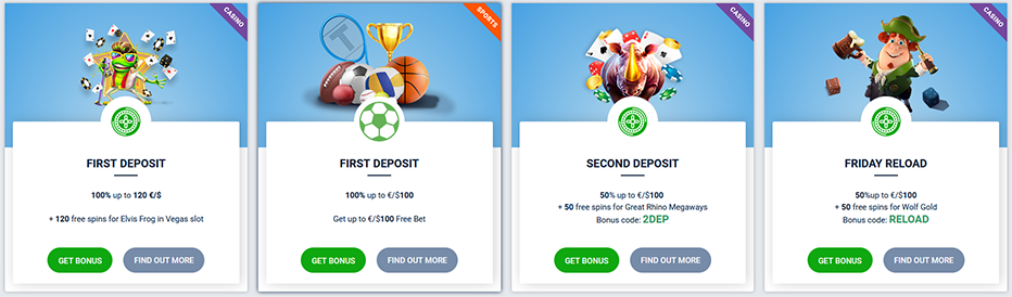 20bet bonuses