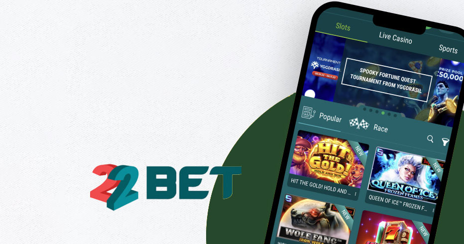 22bet casino app mexico