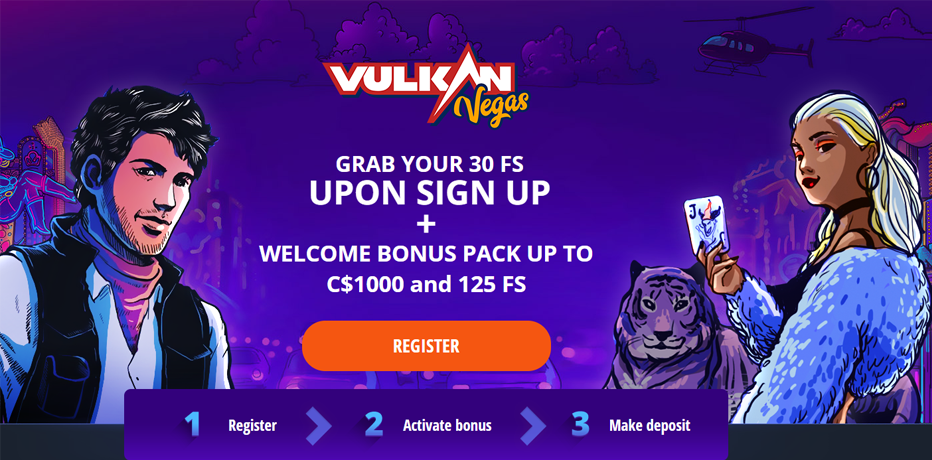 Vulkan Vegas No Deposit Promo Code - 30 Free Spins Book of Dead