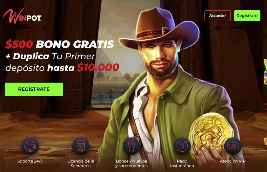 winpot bono sin deposito