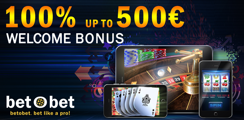 bet O bet casino bonus code - up to €500 in extra rewards