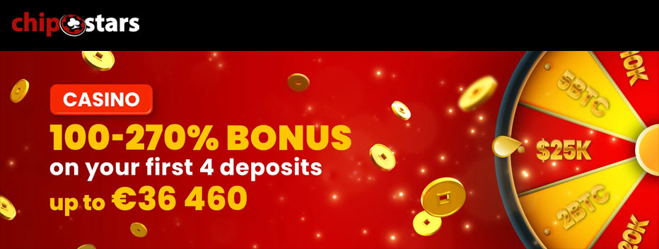 Chipstars Bet Welcome Bonus