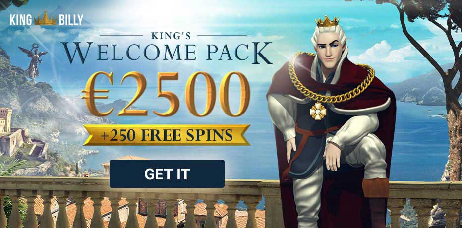 King Billy Casino Free Spins - 50 Free Spins No Deposit