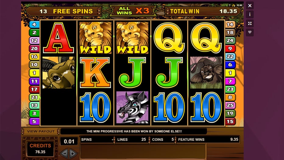 Mega Moolah Progressive Jackpot Slot Free Spins Feature