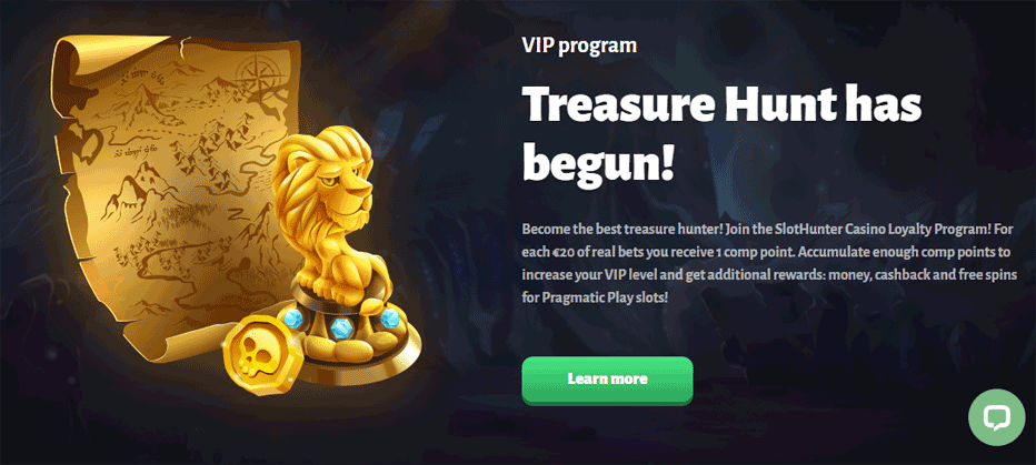 become a vip at slothunter casino