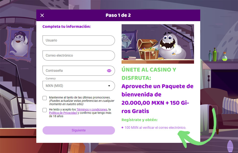 boo casino bono sin deposito