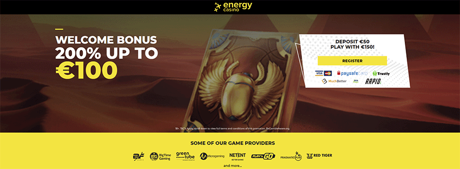 energy casino bonus exclusive