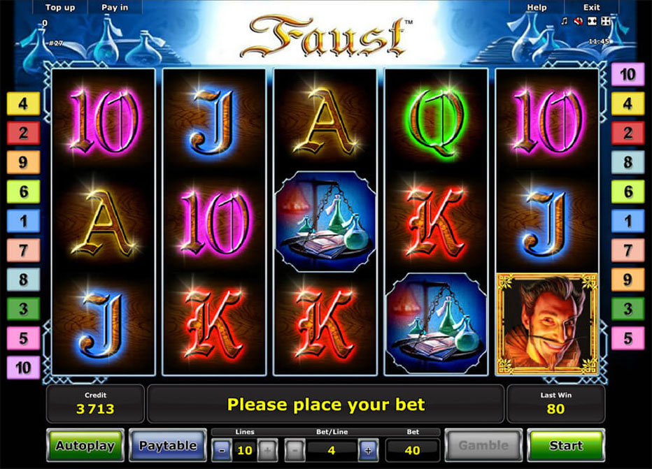 faust caliente slots