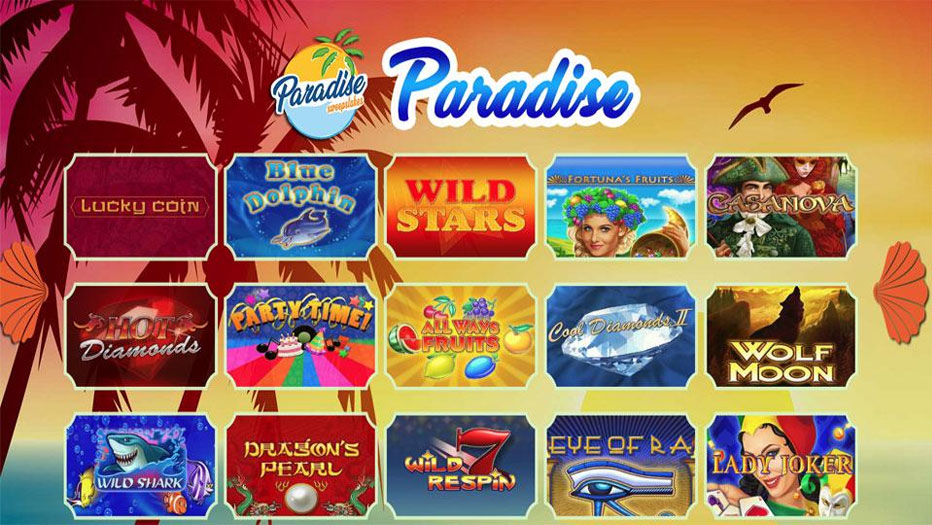 Slots at Paradise Sweeps