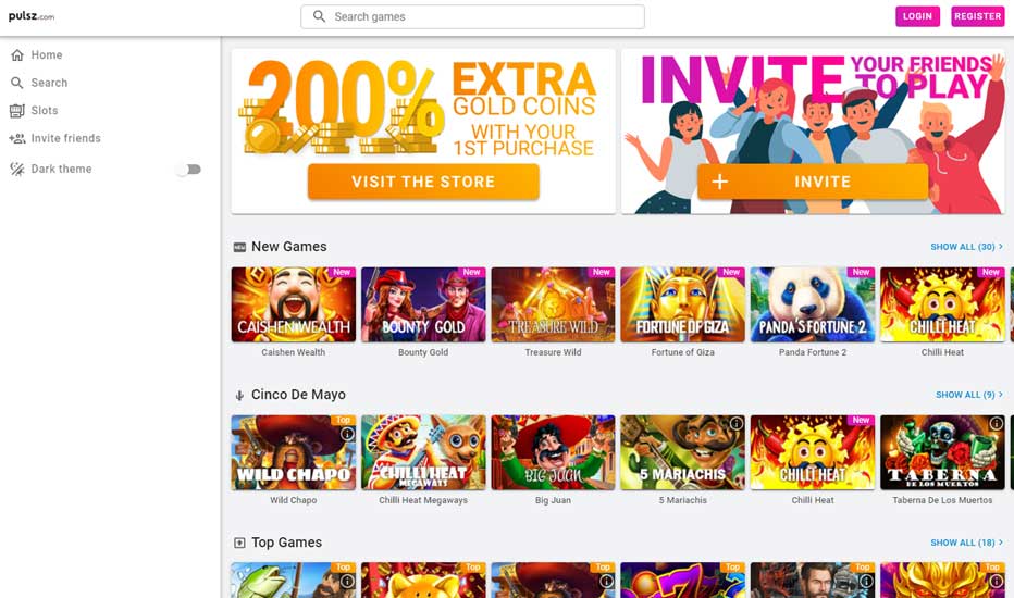 Pulsz Social Casino - Best LuckyLand slots alternatives