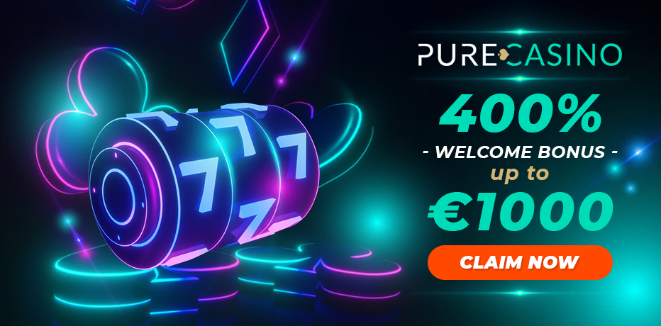 Piure Casino welcome bonus - 400% up €1000