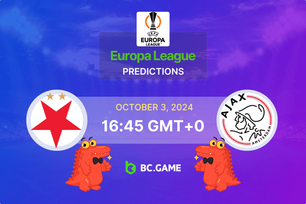 Slavia Prague vs Ajax (1:1): Europa League 03/10/2024