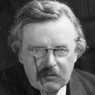 Foto di Gilbert Keith Chesterton