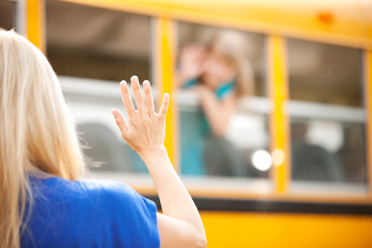 Sending the kids off to school is the best part about fall...