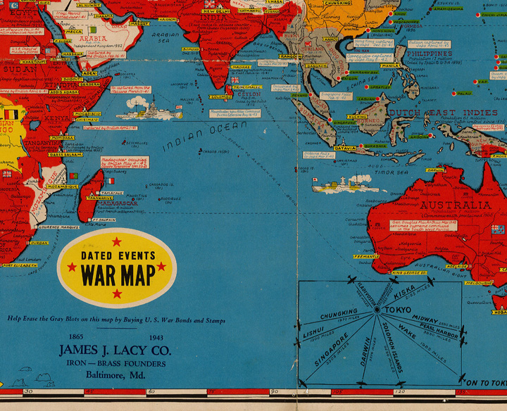 A Map Of World War Two - United States Map