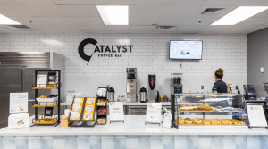 Catalyst Coffee counter