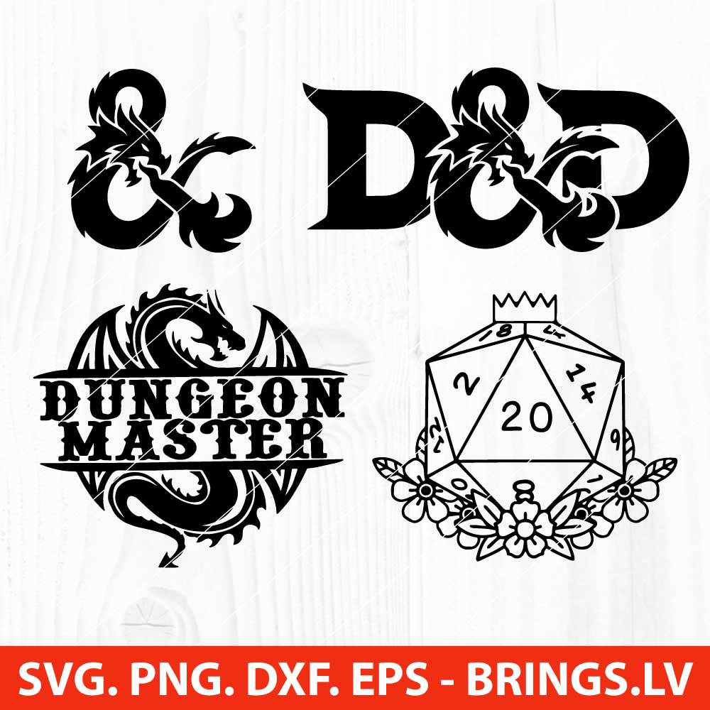 Dungeons and Dragons SVG, Dnd SVG, D&D Logo SVG, PNG