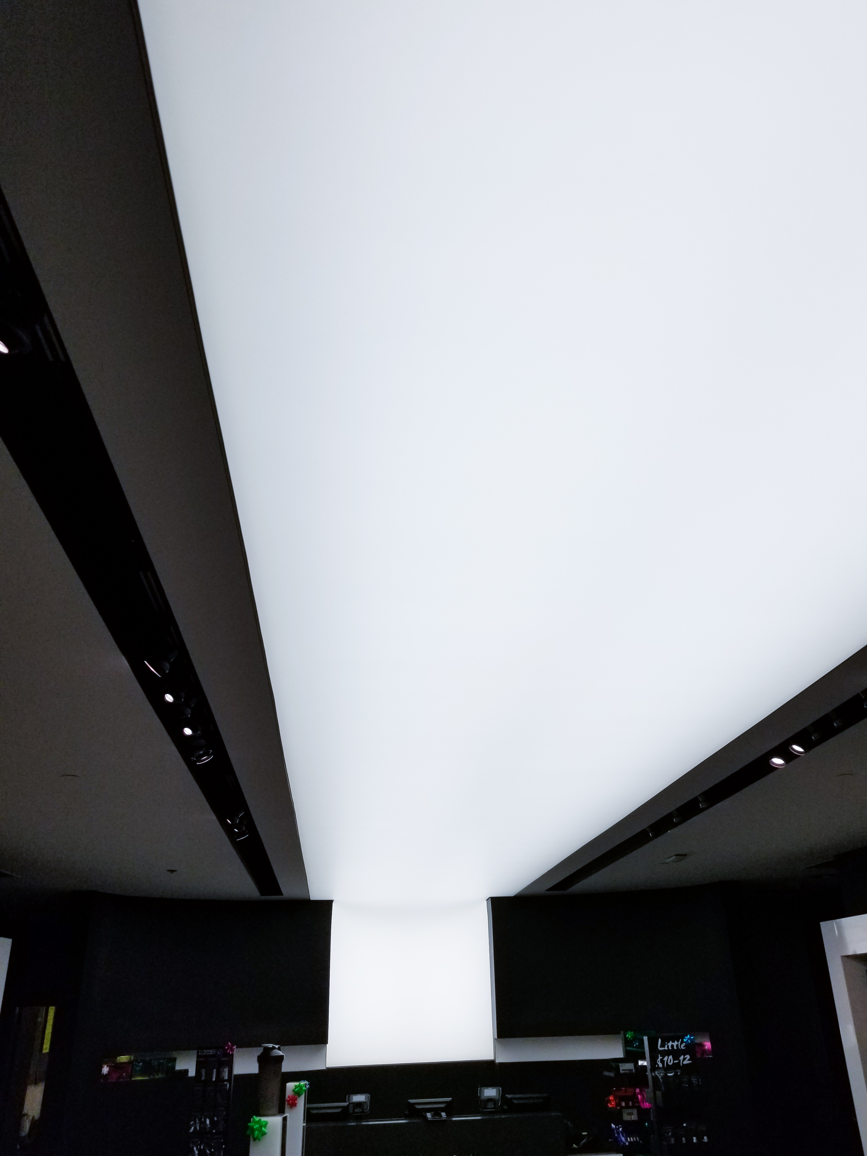 white ceiling