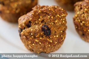 Banana-Millet Muffins