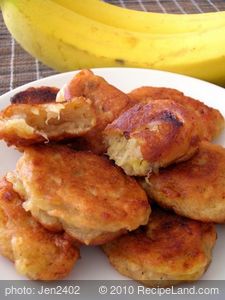 Mashed Banana Fritters