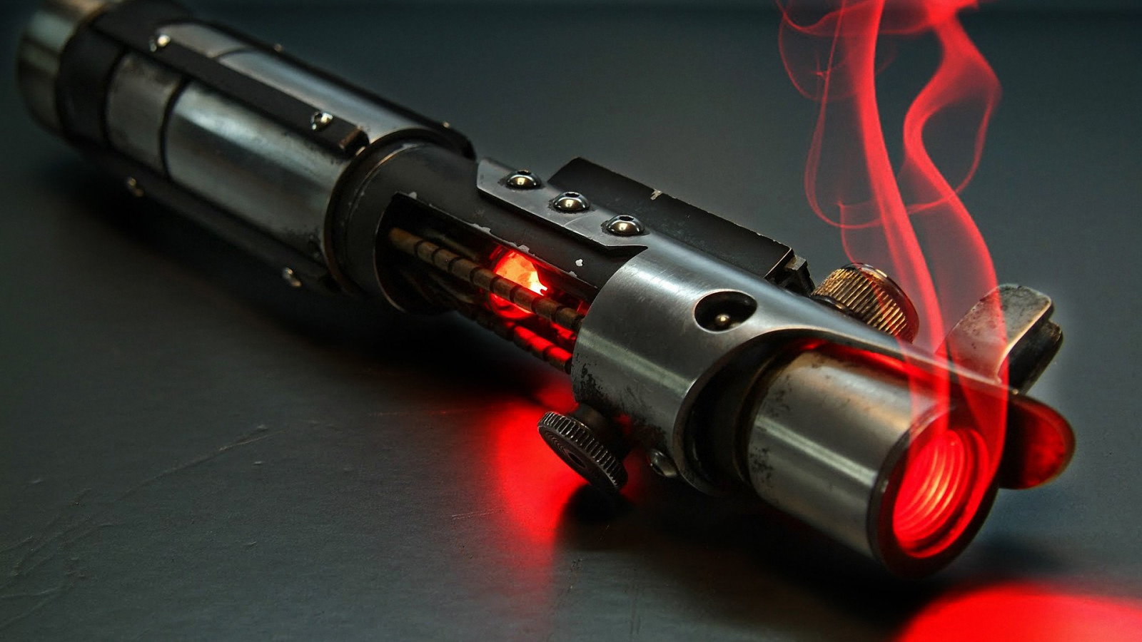 Star Wars, gun, red, weapon, lightsaber, laser, flashlight, light, firearm, gun barrel