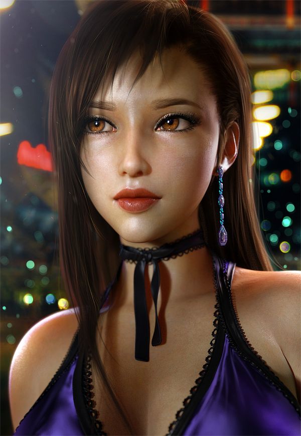 Tifa Lockhart,แต่งตัว