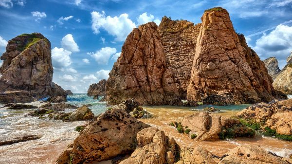 nube,cielo,acqua,pianta,Natural landscape,bedrock