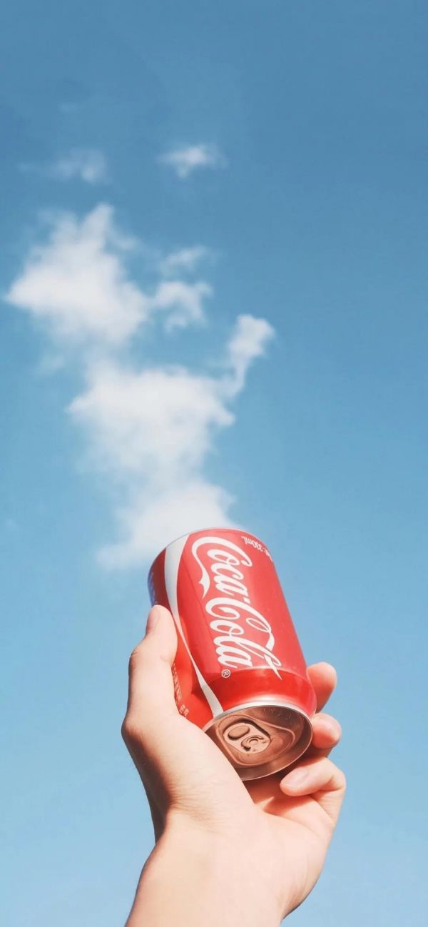 Coca Cola,ciel clair