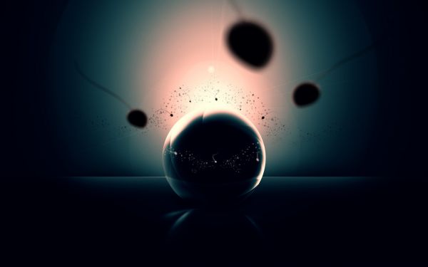 abstract, planet, space, sphere, Earth, circle