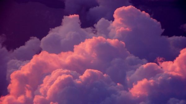 đám mây,Bầu trời,Hồng,Colorfulness,không khí,Cumulus