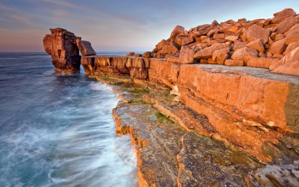 paesaggio,mare,roccia,costa,scogliera,canyon