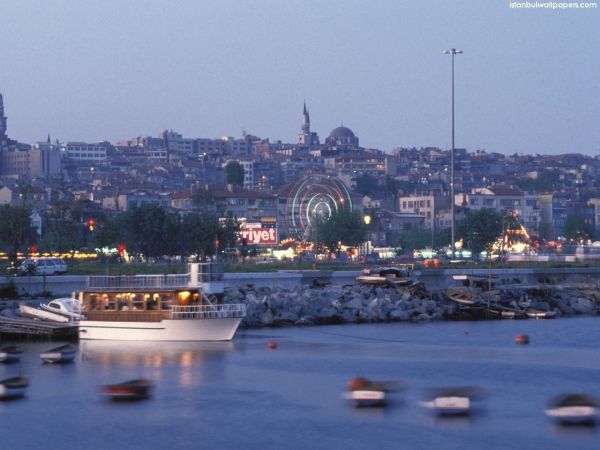 mar, ciudad, Paisaje urbano, bahía, vehículo, horizonte