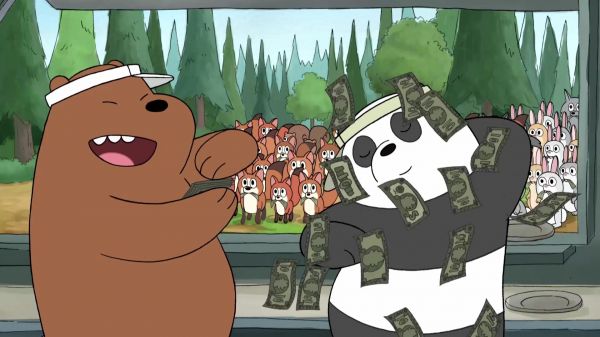 εικονογράφηση, ΚΙΝΟΥΜΕΝΟ ΣΧΕΔΙΟ, Πιάνω, WeBareBears, screenshot, ιστορία σε εικόνες