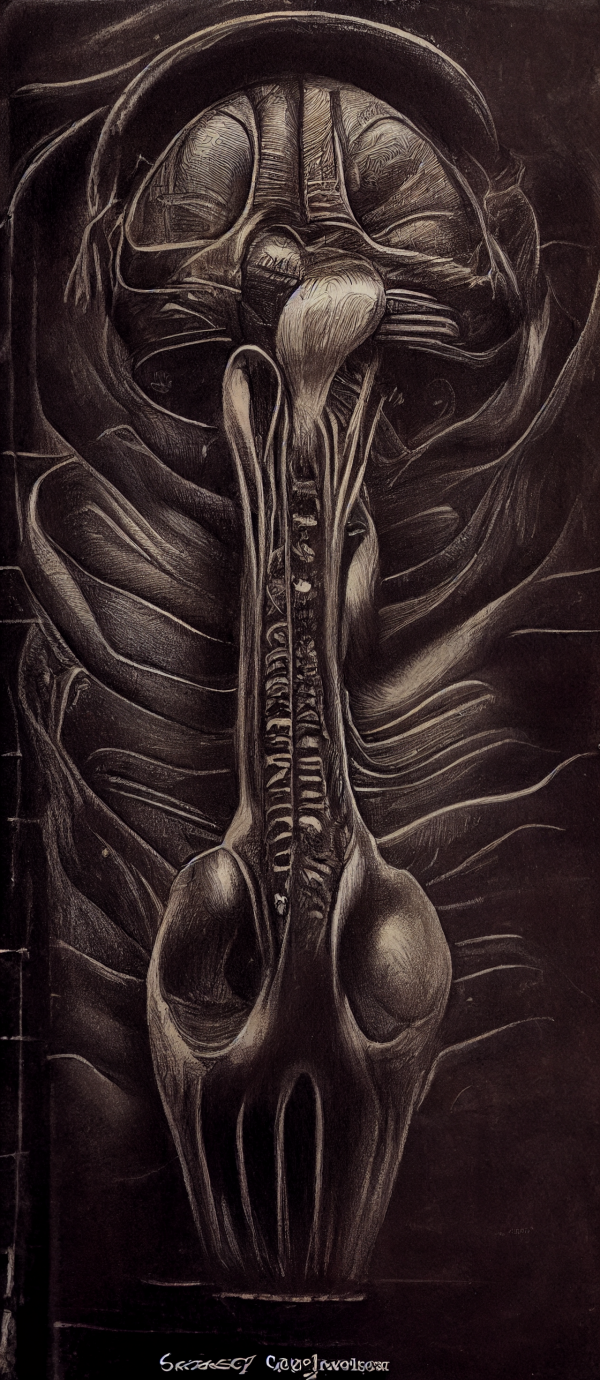 anatómia,H R Giger