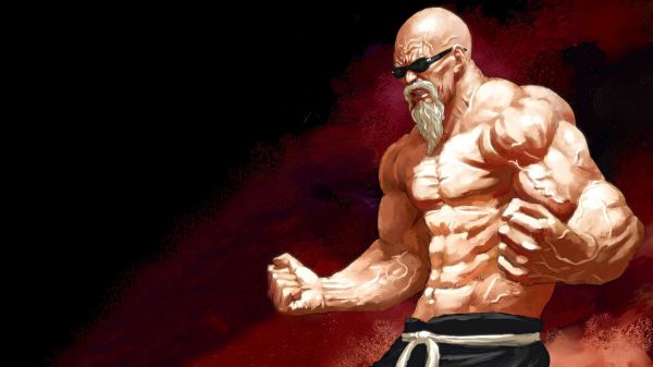 ボディービルディング,筋,ドラゴンボール,Muten Roshi,レスラー,パフォーマンスアート