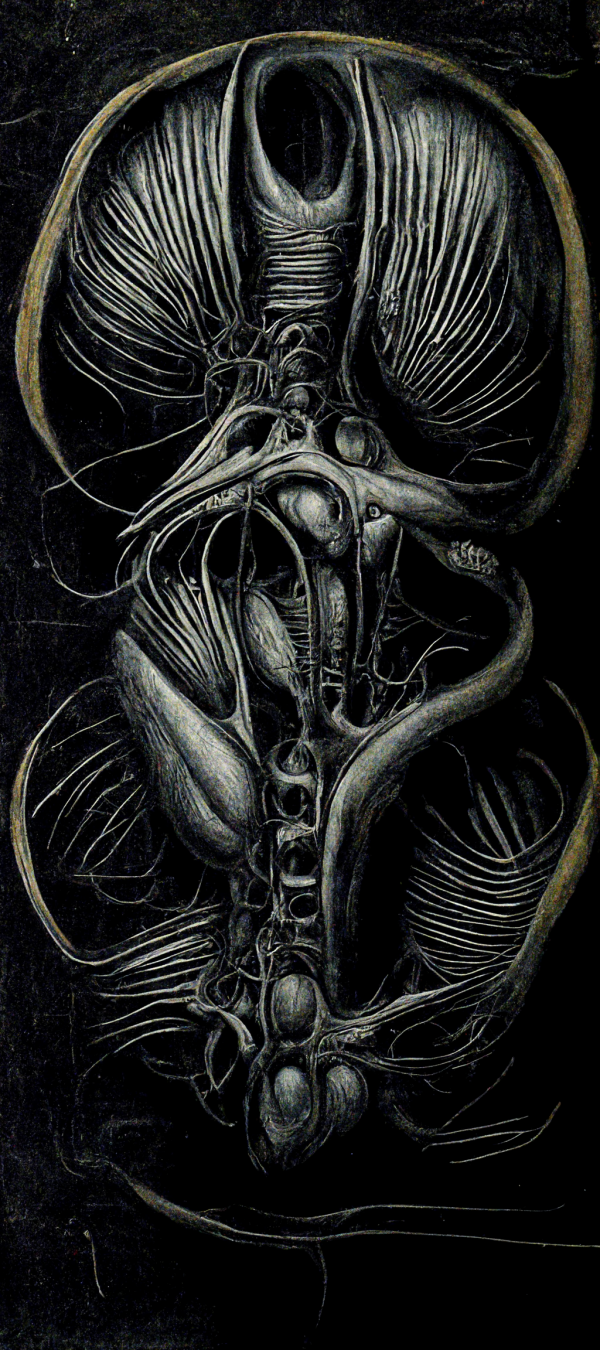 anatómia,H R Giger