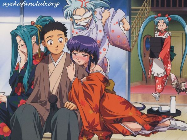 illustrazione,anime,cartone animato,i fumetti,mangaka,Tenchi Muyo