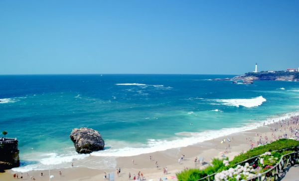 mar,bahía,apuntalar,playa,costa,acantilado