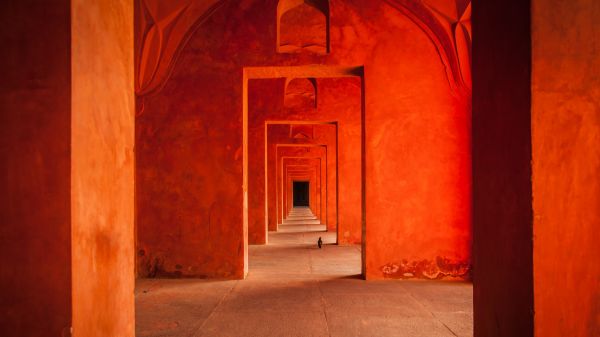 templo,vermelho,parede,madeira,noite,casa