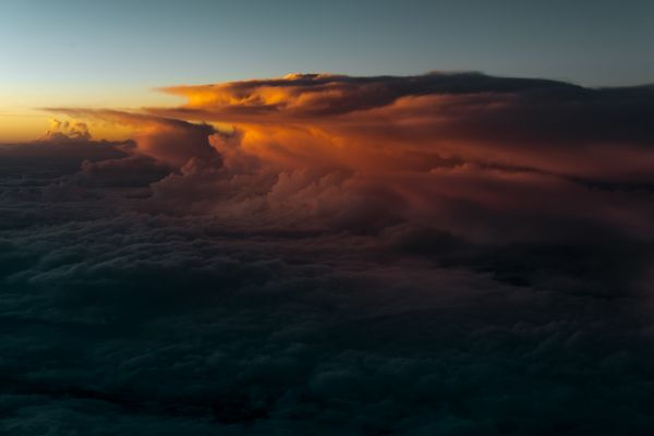 天空,Natural landscape,云,大气层,余辉,大气现象