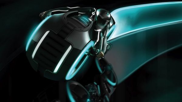 Tron, light, car, motorcycle, vehicle, Light Cycle