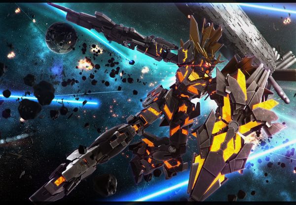 ruang,luar angkasa,Gundam,screenshot,mecha,wallpaper komputer