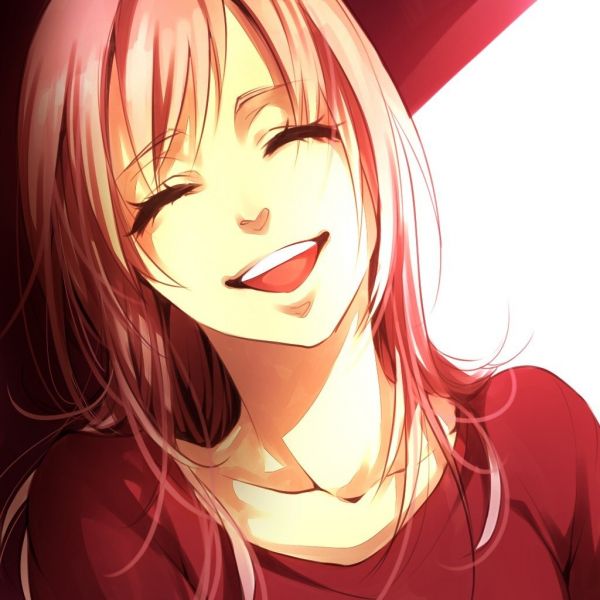 illustration,Anime,souriant,dessin animé,cheveux noirs,bouche